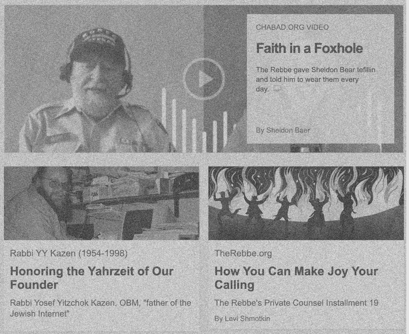 The Chabad.org Time Machine