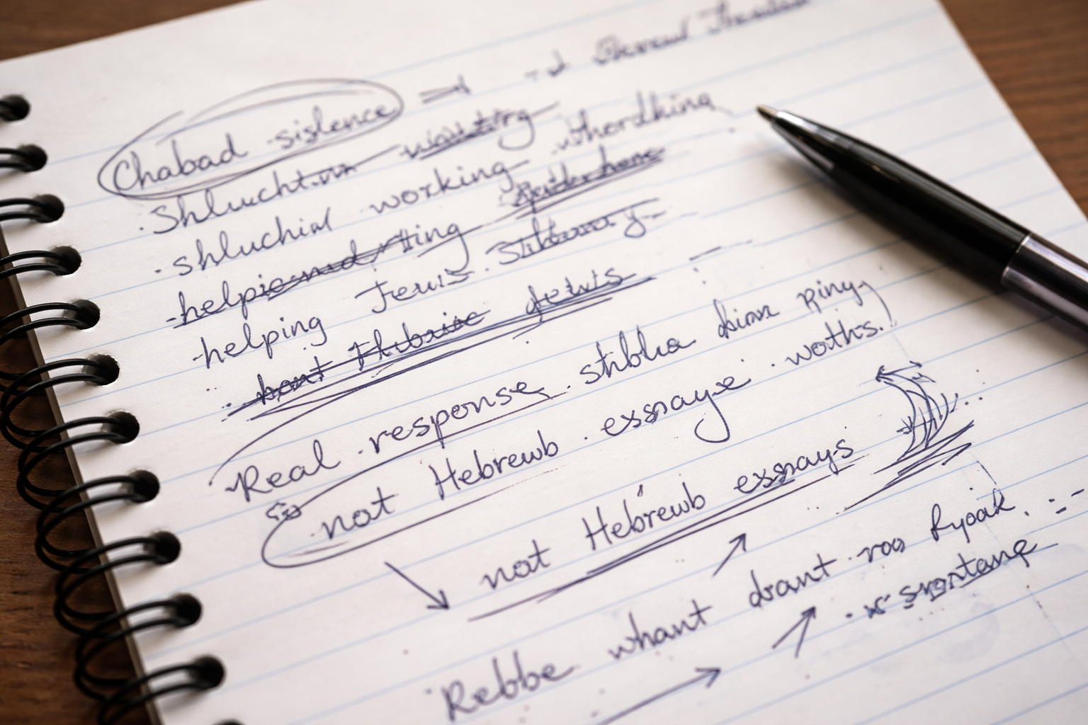 In Response to “שקט מוחלט!”